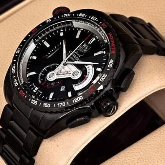 Tagheuer Calibre 36 Black Metal Belt A