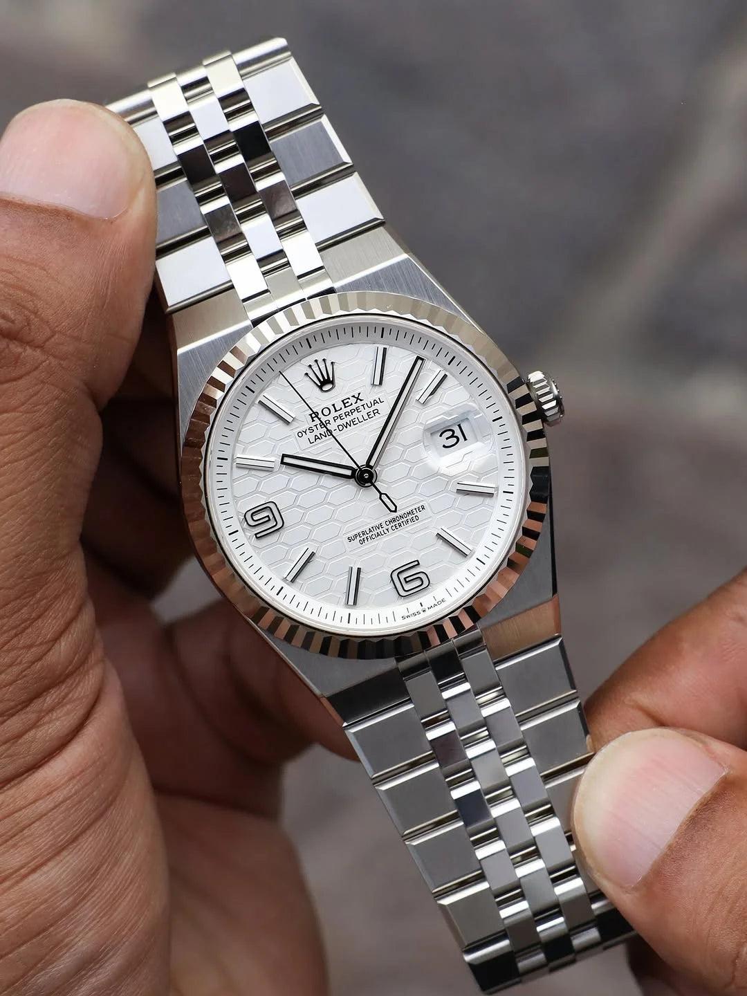 ROLEX LANDWELLER SILVER