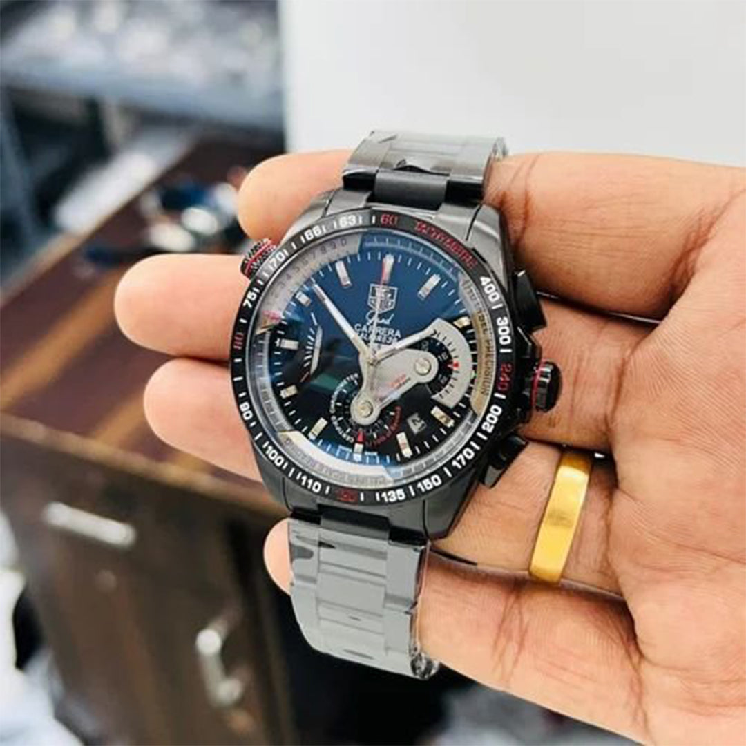 Tagheuer Calibre 36 Black Metal Belt A