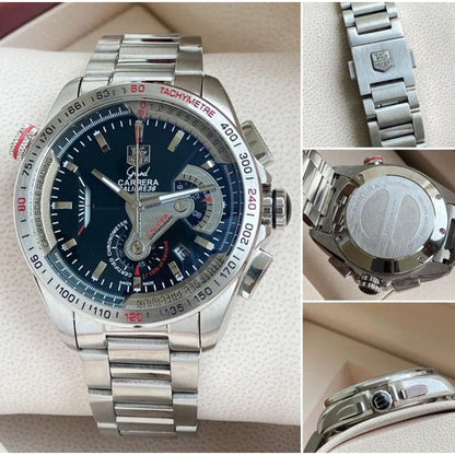 Tagheuer Calibre 36 Silver Grey Metal Belt