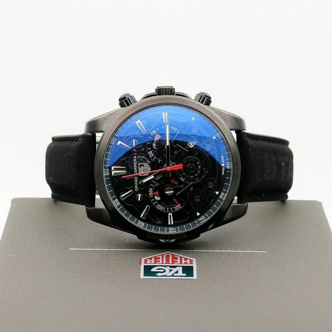 Tagheuer Cr7 Leather Black Belt A