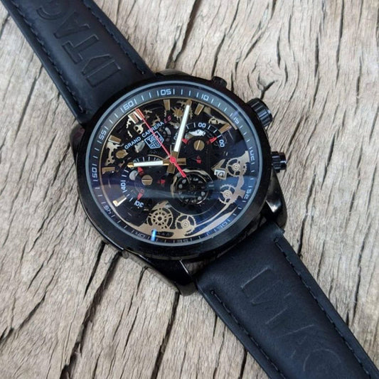 Tagheuer Cr7 Leather Black Belt A