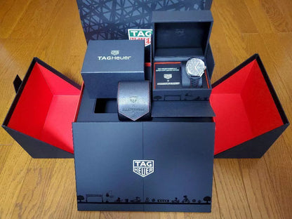 Tagheuer Grand Carrera Formula 1 Brown leather watch