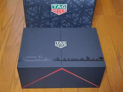 Tagheuer Grand Carrera Formula 1 Brown leather watch